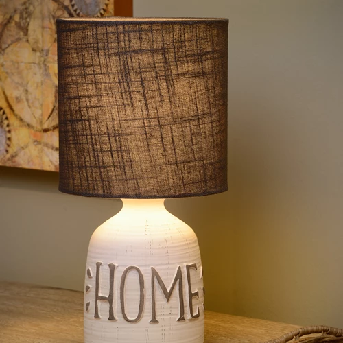 Lucide COSBY - Table lamp - Ø 16,5 cm - 1xE14 - White - atmosphere 1